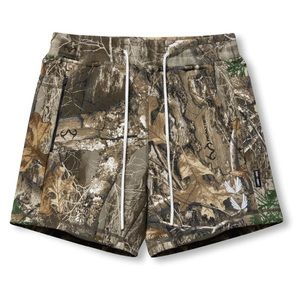 ASRV 0867. TECH-TERRY™ SIDELOCK SWEAT SHORT - REALTREE® CAMO "STACKED WINGS”